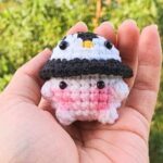 Crochet Penguin Pattern with Color Changes and Bobble Feet