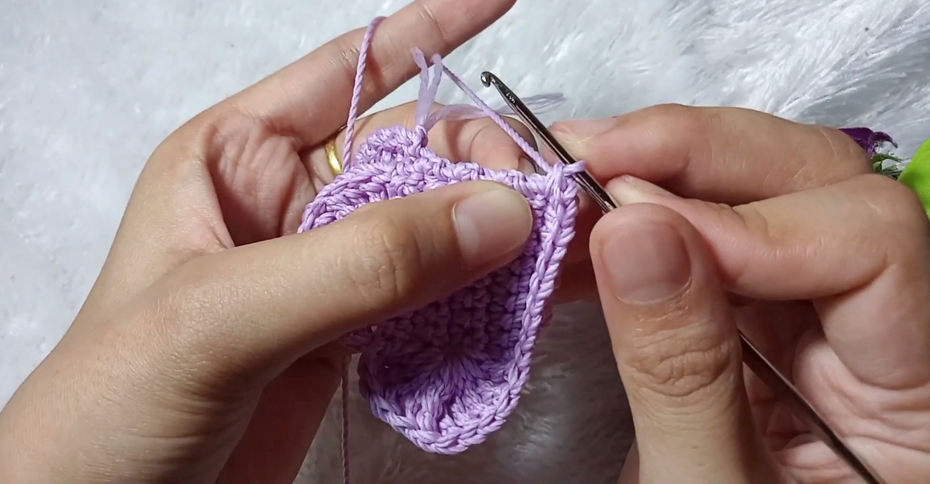 Crochet Heart Keychain Pattern - Step-by-Step Guide