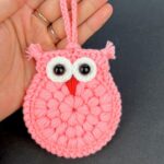 Easy Crochet Owl Coin Pouch and Keychain - Step-by-Step Guide