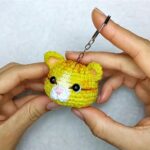 Easy & Cute Crochet Cat Keychain Pattern