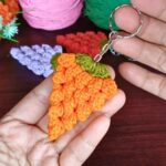 Crochet a Strawberry Keychain Pattern