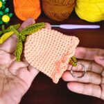 Simple Crochet Tulip Keychain Pattern