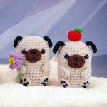 Crochet Dog Pug Keychain Pattern