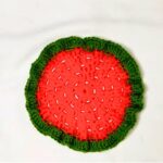 Easy Crochet Strawberry Coaster Tutorial – Simple & Charming