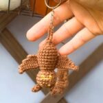 Cute Crochet Halloween Bat Keychain Tutorial