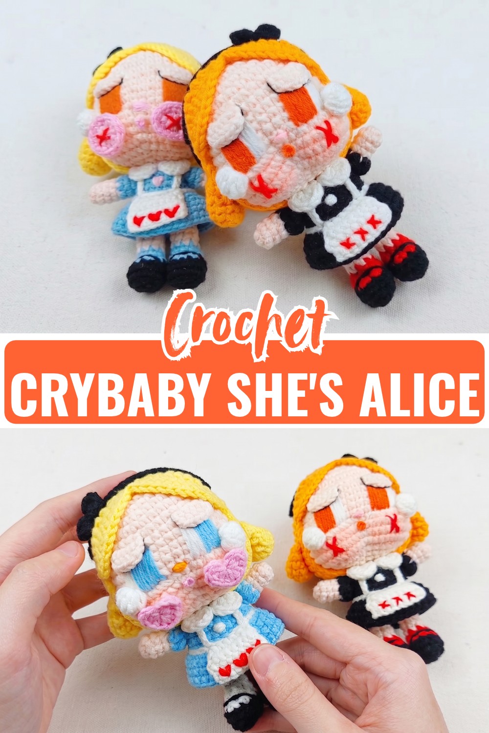 Beautiful Crochet Crybaby She's Alice Halloween Pattern