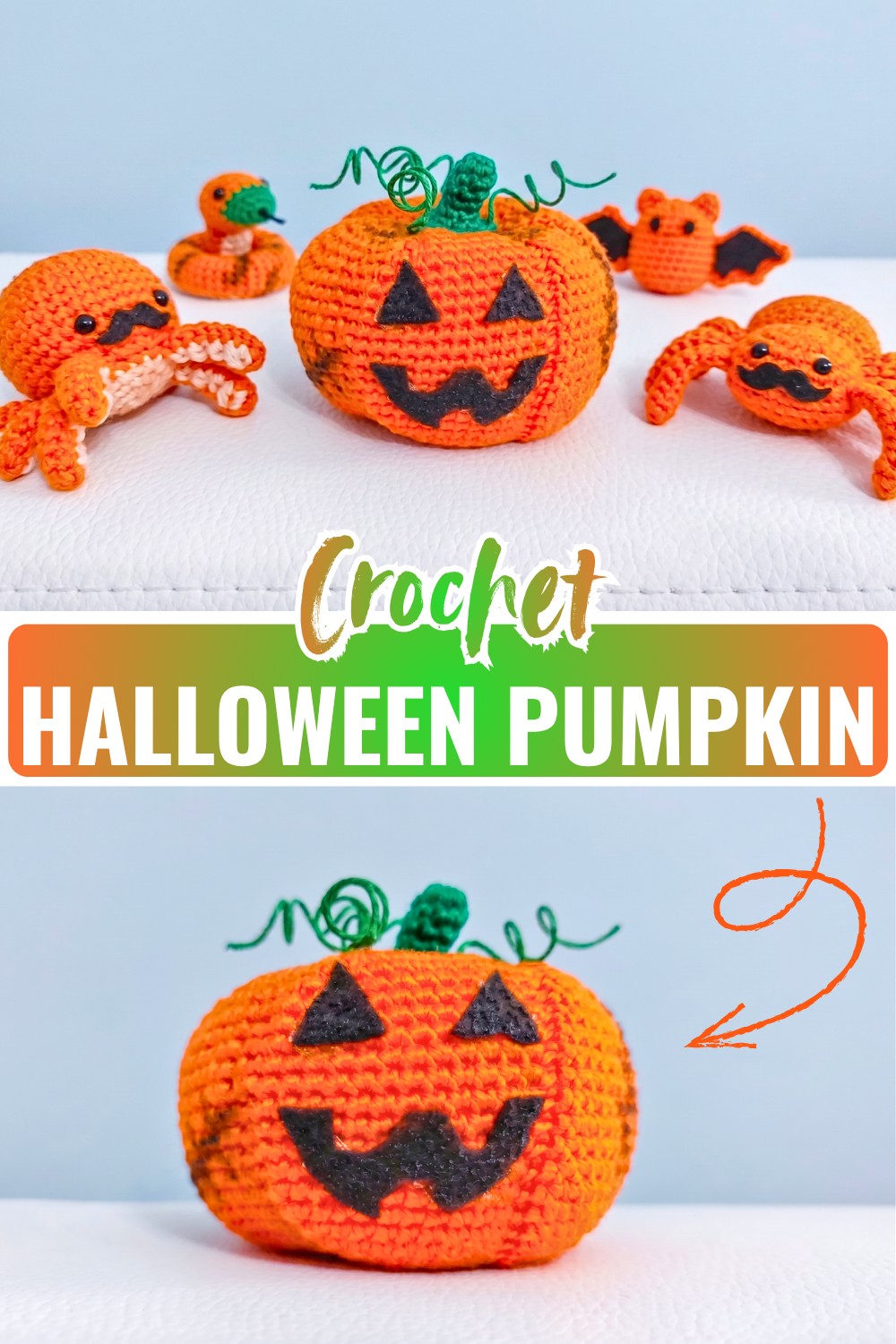 Crochet Halloween Pumpkin Pattern for Festive Décor
