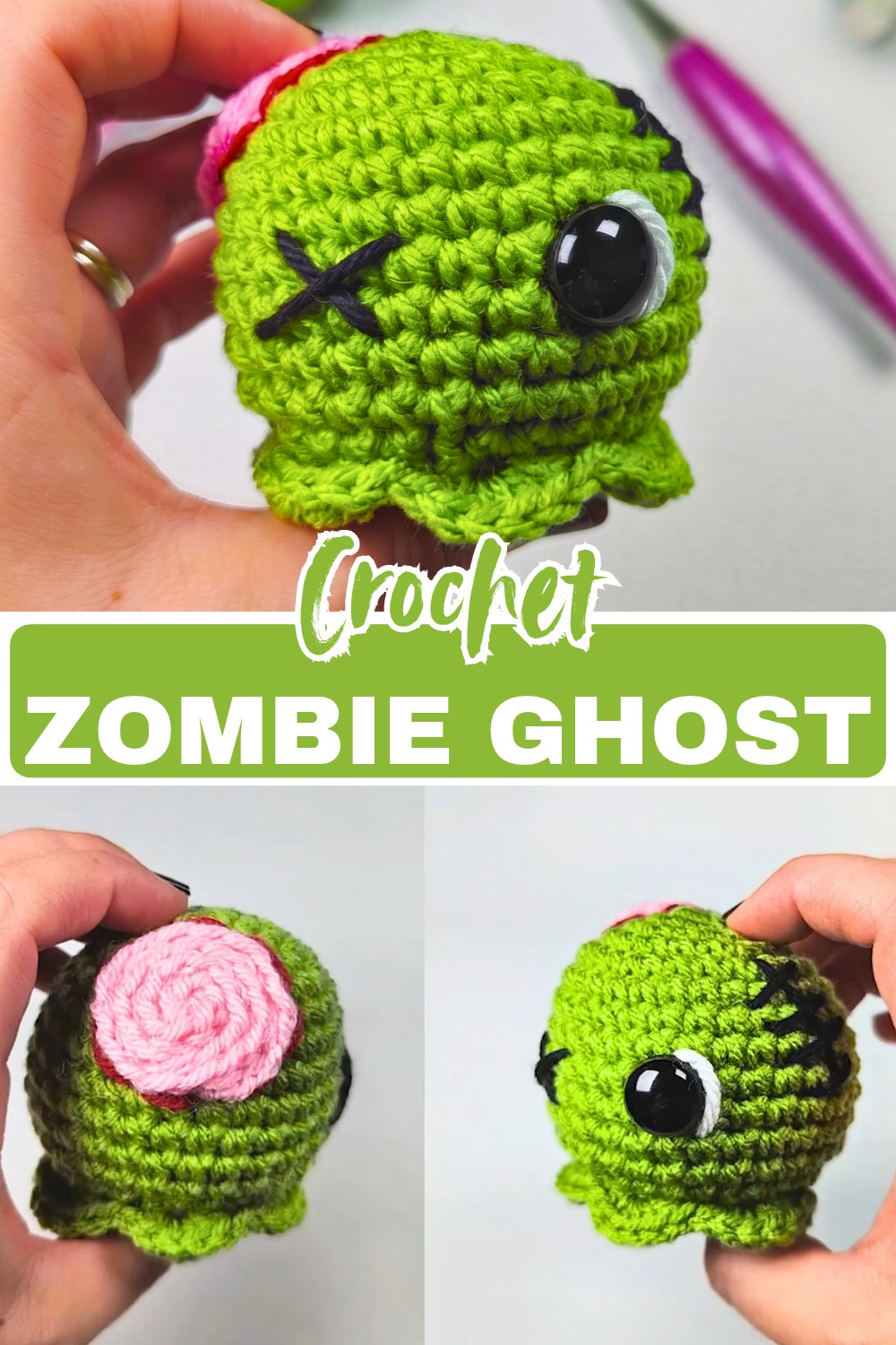 Crochet Zombie Ghost Pattern – Step-by-Step