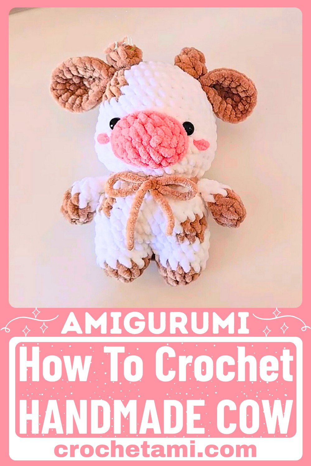How to Crochet a Cow - Handmade Plush Toy