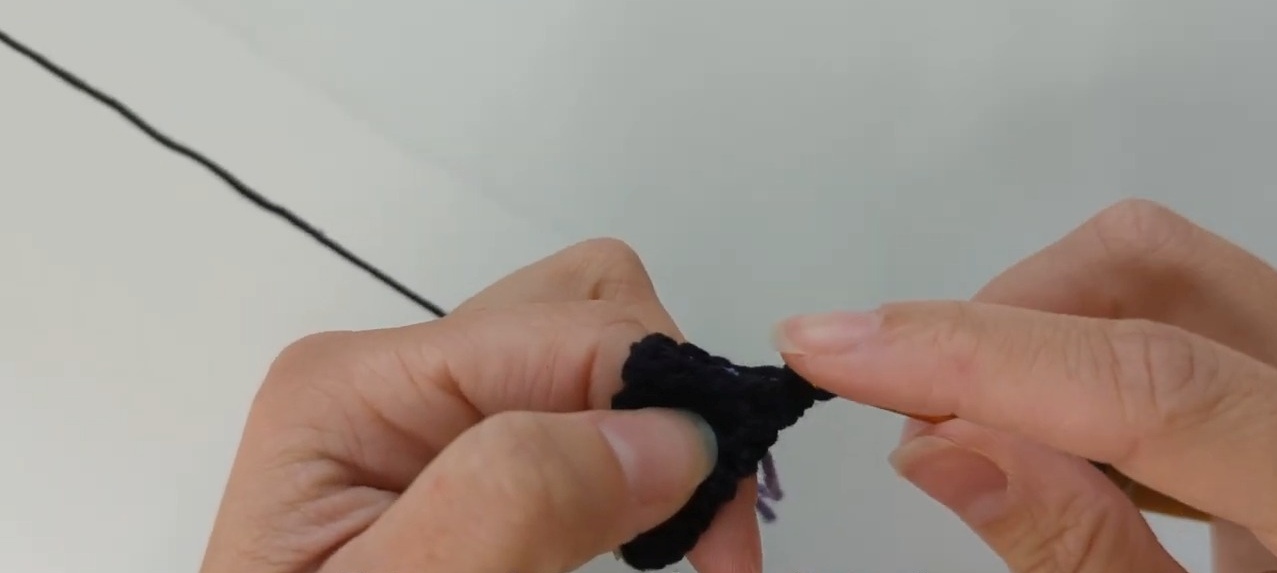 Crochet a Witch Hat Keychain Perfect for Halloween