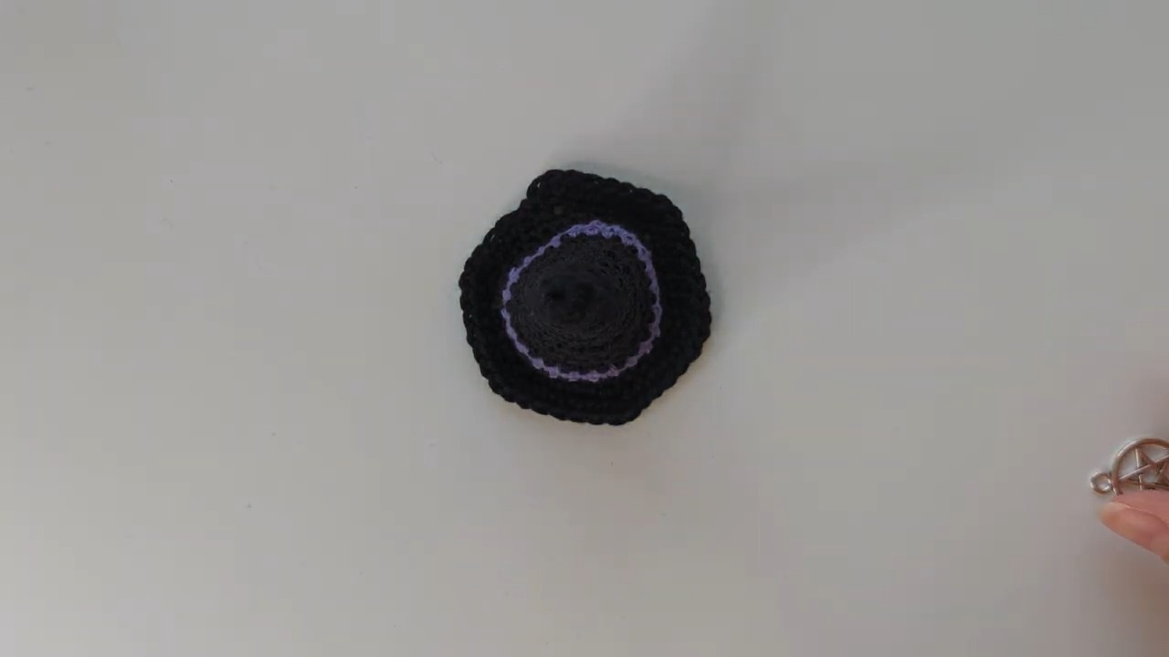 Crochet a Witch Hat Keychain Perfect for Halloween