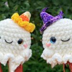 Charming Crochet Ghost Plushie for Halloween or Gifting