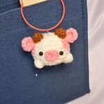 Charming Crochet Mini Cow Keychain Pattern