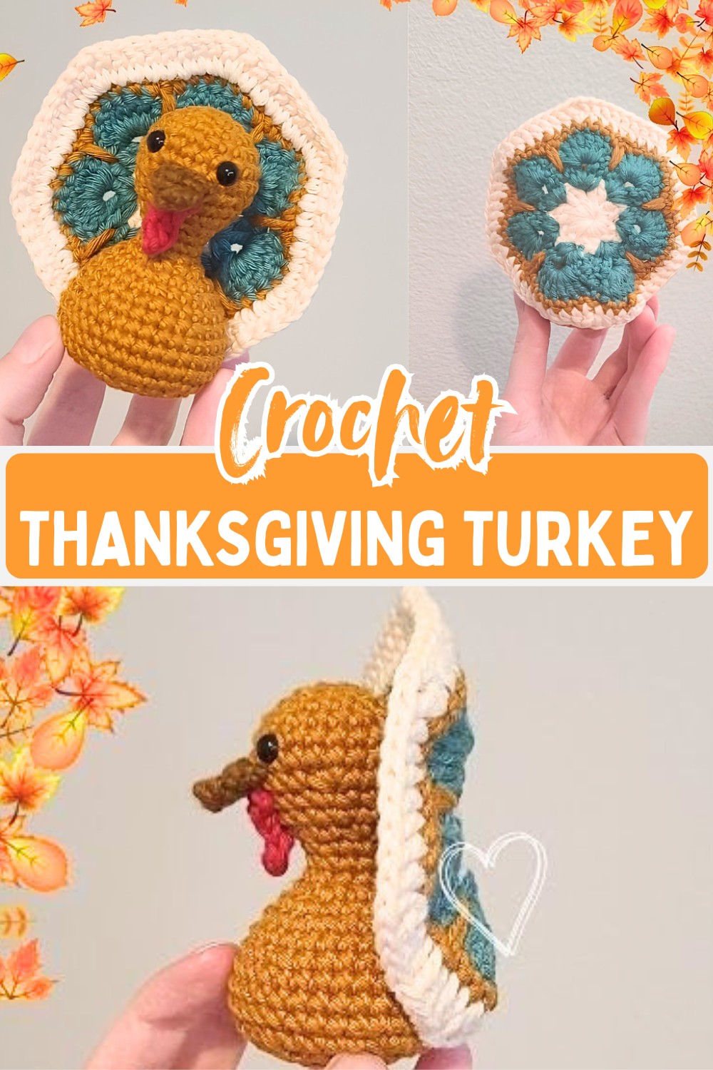 Charming Crochet Thanksgiving Turkey Tutorial - Unique Holiday Decor