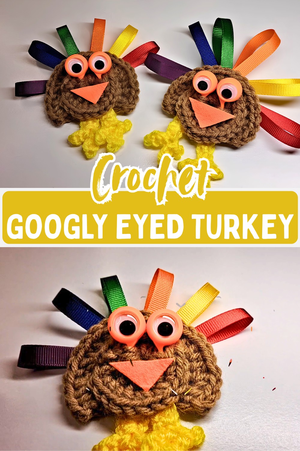 Fun Crochet Googly Eyed Turkey Tutorial