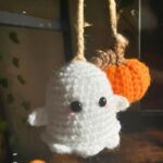 Crochet Ghost and Pumpkin Hanger – Cute Seasonal Decor