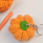 Create Your Own Stylish Crochet Pumpkin Keychain