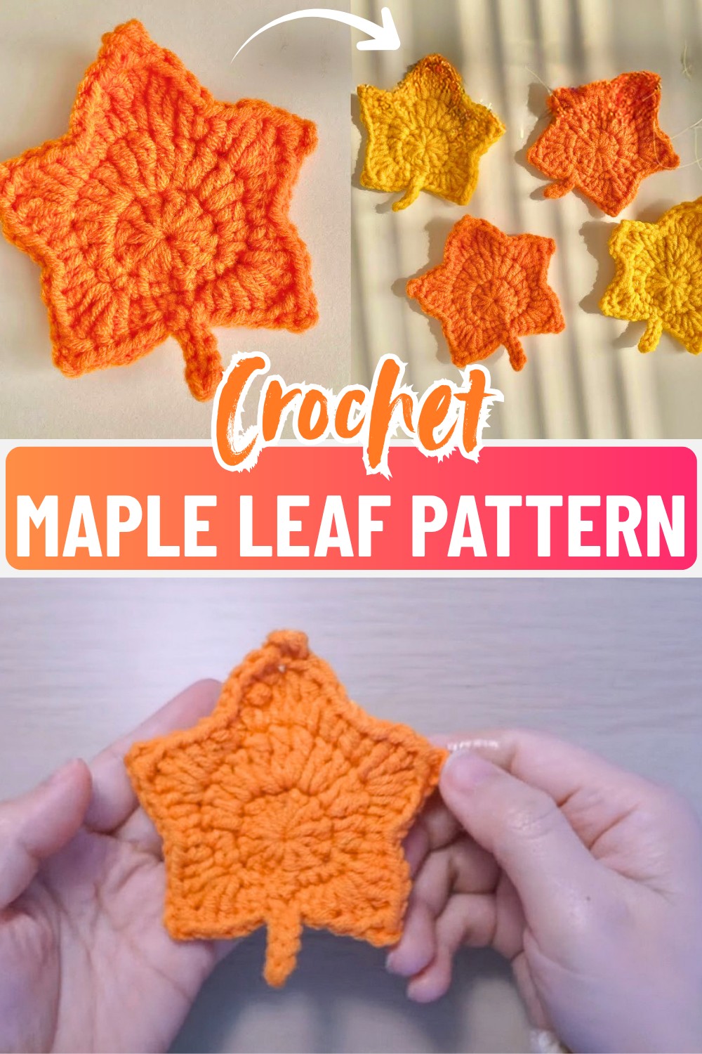 Unique Crochet Maple Leaf Pattern for Table Decor & Gifts