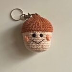 Crochet Acorn Keychain Pattern with Simple Instructions