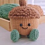 Cute and Functional Crochet Acorn Keychain – Stylish, Easy, and Durable