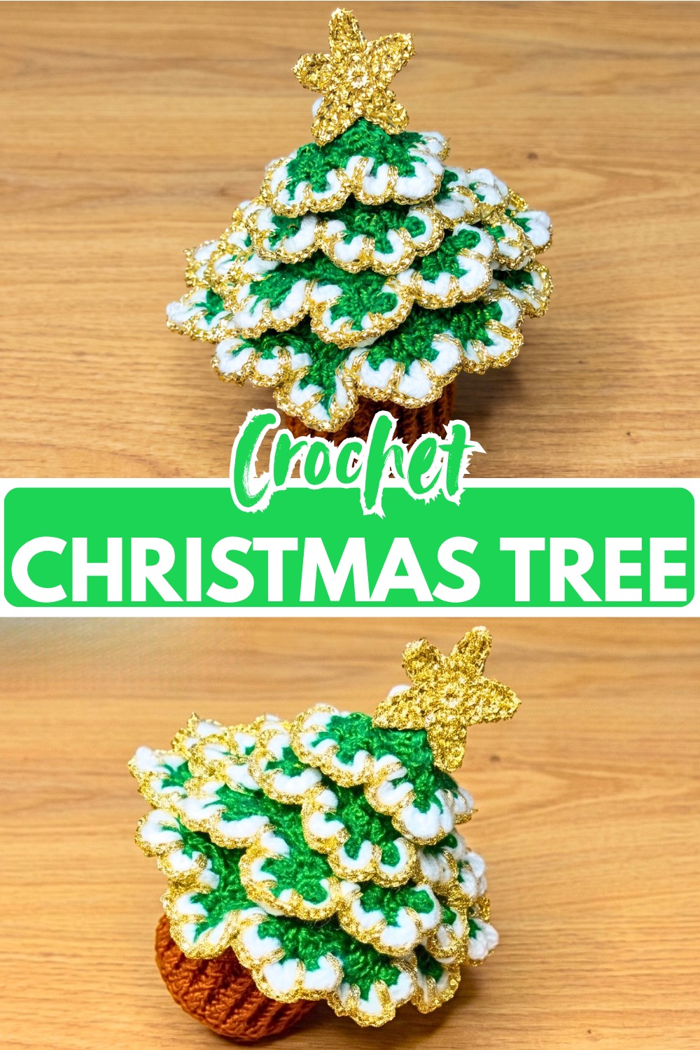 Crochet Christmas Tree Pattern for Holiday Decoration