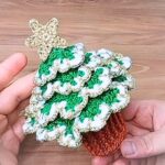 Crochet Christmas Tree Tutorial for DIY Holiday Decoration and Gift