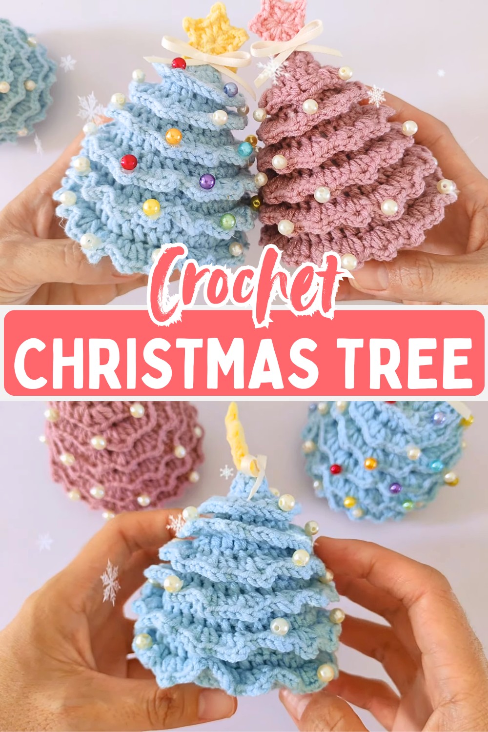 Festive Crochet Christmas Tree With Video Tutorial For Decoration