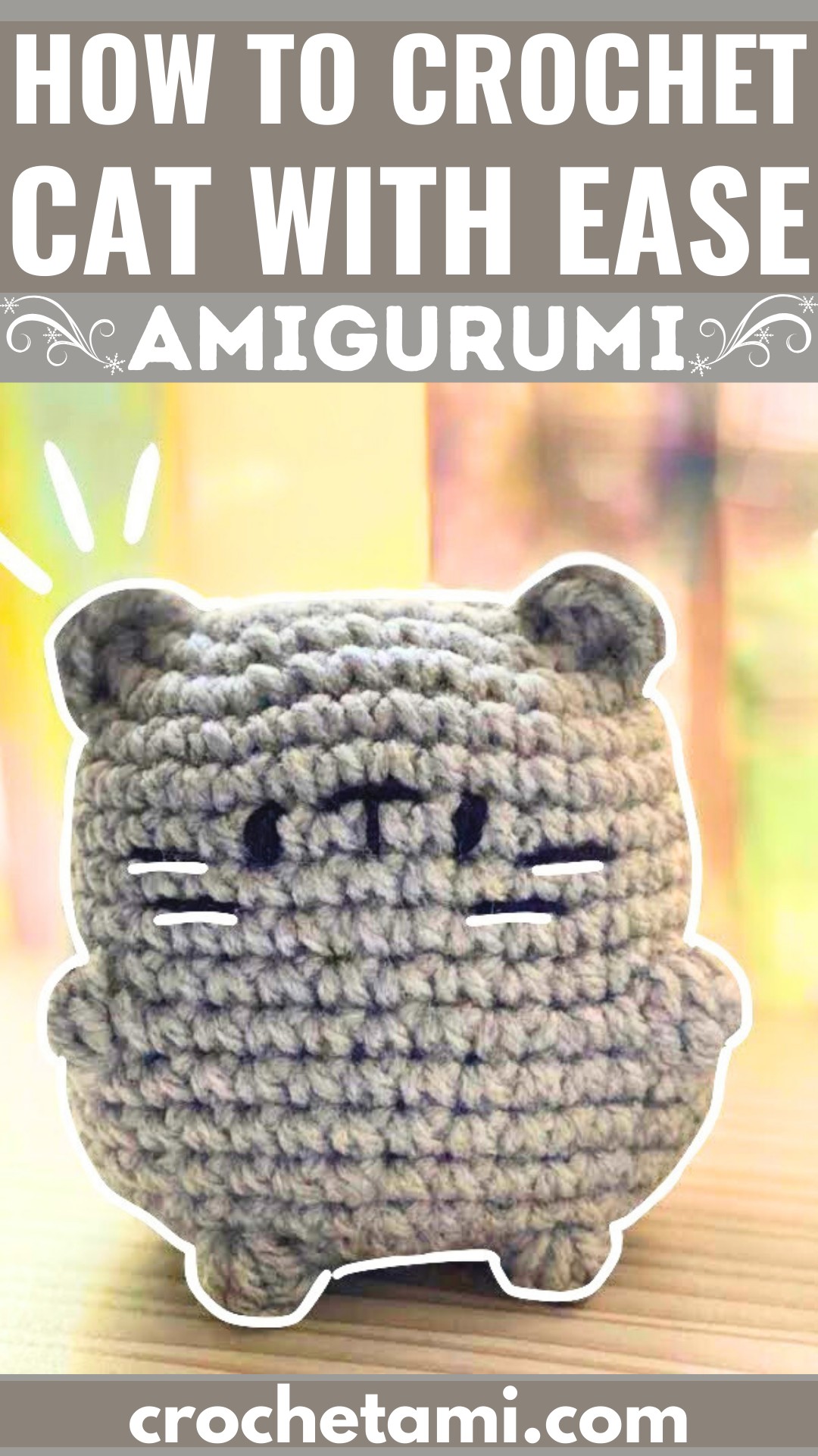 How To Crochet A Simple No-sew Cat With Ease
