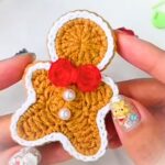 How To Crochet An Adorable Gingerbread Man For Holiday Décor