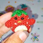 How to Crochet a Charming Strawberry Penguin Keychain