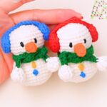 How to Crochet a Festive Snowman Ornament for Your Christmas Tree