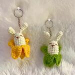 How to Crochet an Adorable and Practical Banana Bunny Keychain