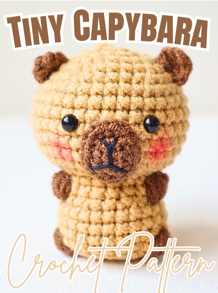 Tiny Capybara Crochet Pattern | Step-by-Step Tutorial