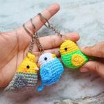 Crochet Little Bird Amigurumi Pattern for Keychains or Decorations