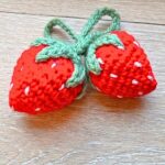 Crochet Strawberry Keychain – Step-by-Step Guide