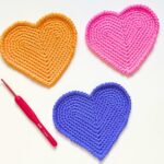 Crochet Heart Coaster – Timeless Design for Warm Spaces
