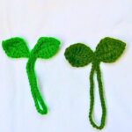 Cute Crochet Sprout Pattern for Headphones Upgrade