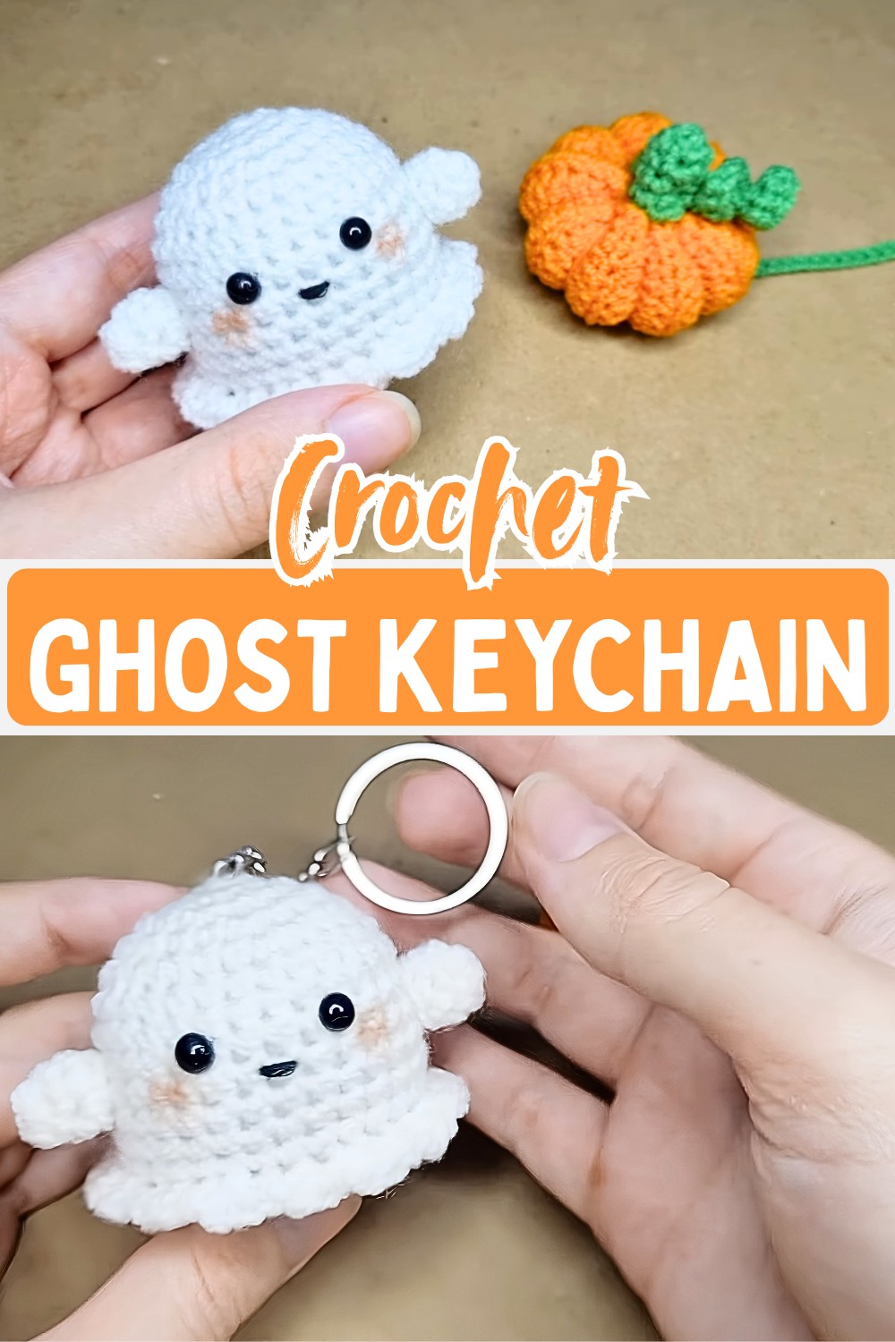 Easy Crochet Ghost Keychain Tutorial – Adorable Halloween Accessory