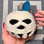 Step-by-Step Guide For Crochet Poisoned Apple with Skull Details