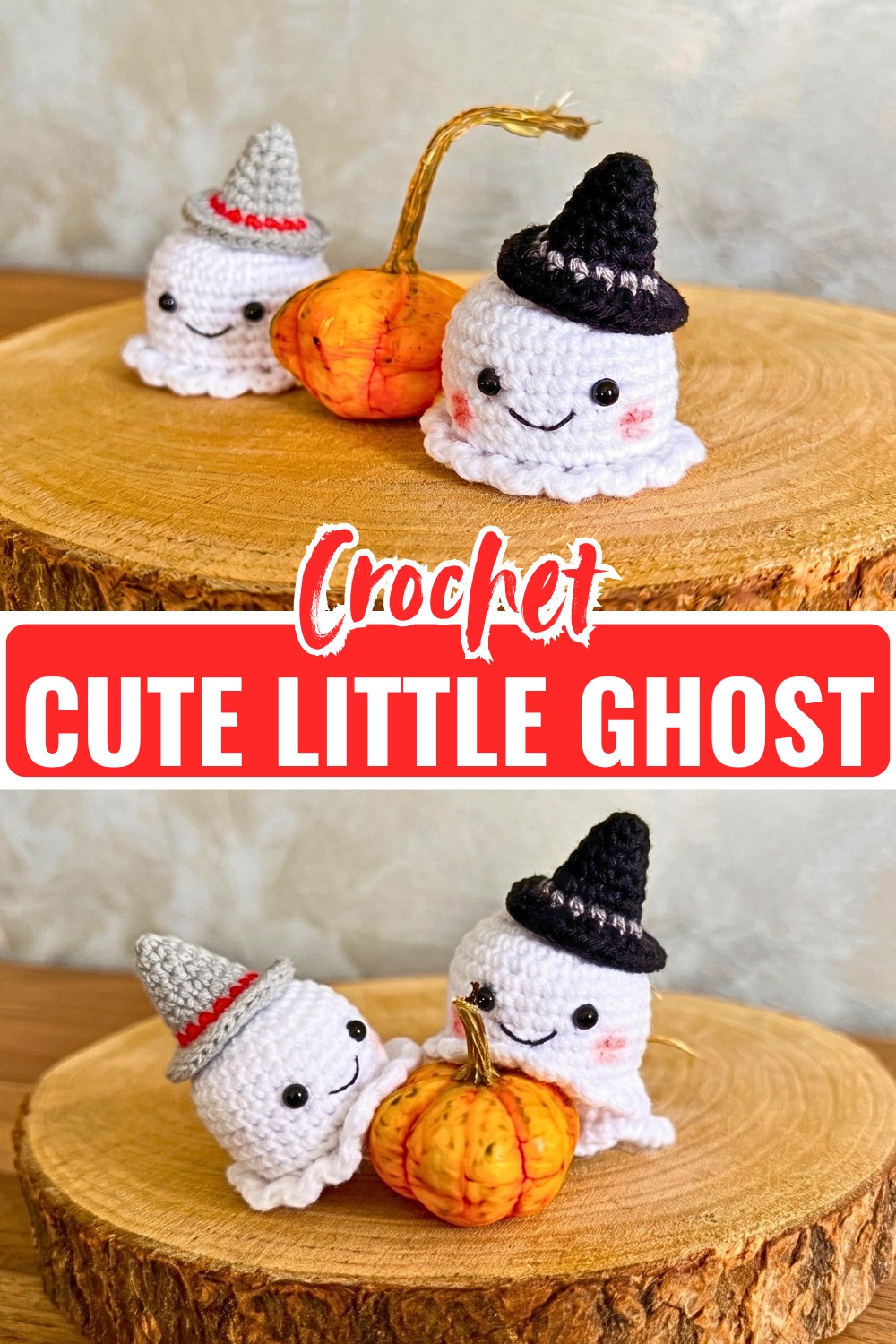 Cute Crochet Little Ghost Amigurumi Pattern Free