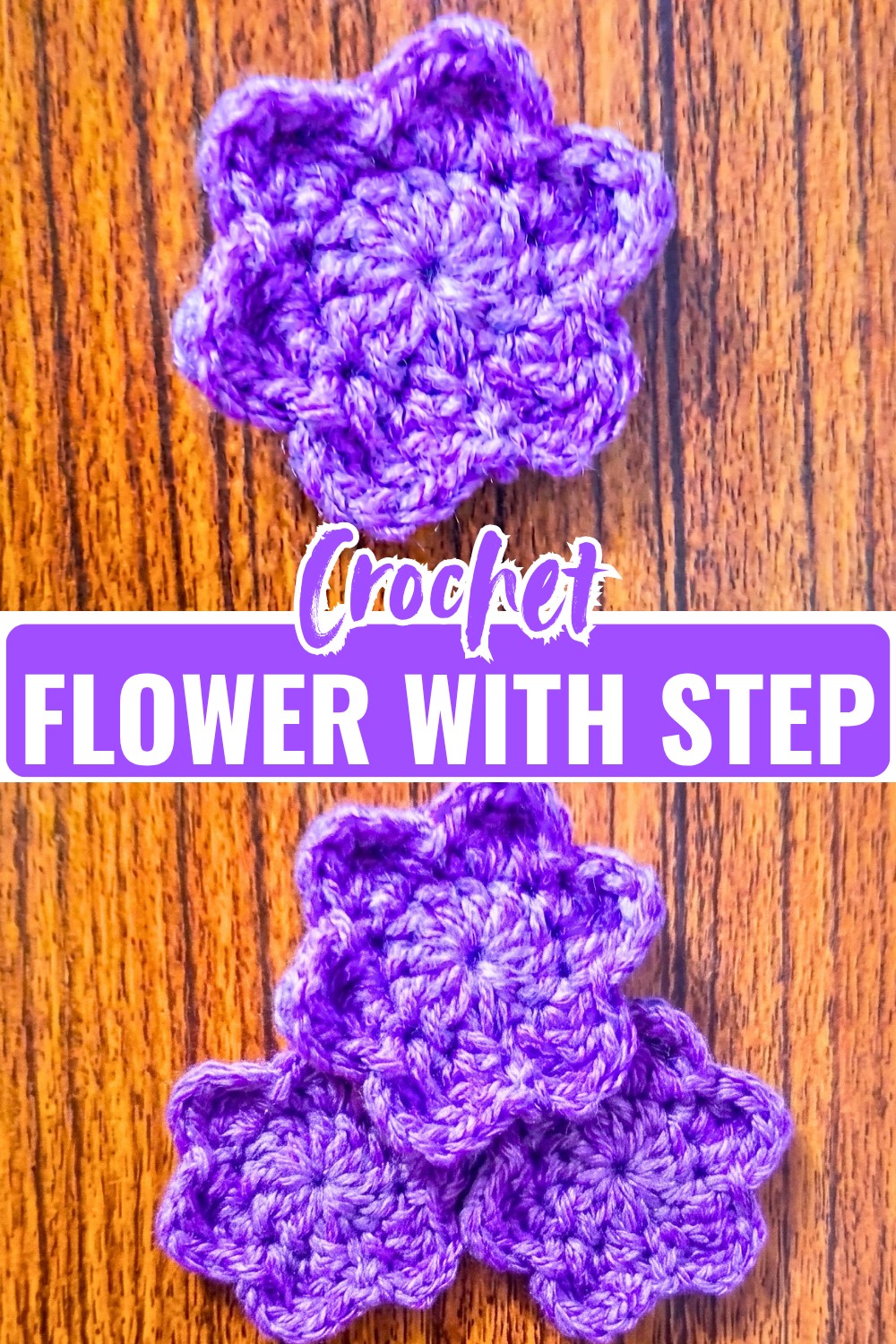 How to Crochet a Simple Flower With Step-by-Step Pattern