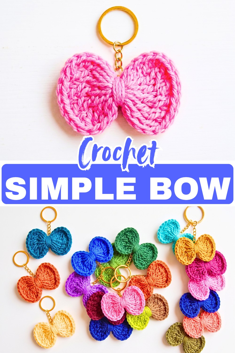 Simple Crochet Bow Pattern for Beginners