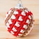 Crochet Christmas Ornament Ball Cover Pattern
