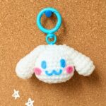 Crochet Cinnamoroll Amigurumi Keychain Pattern with Floppy Ears