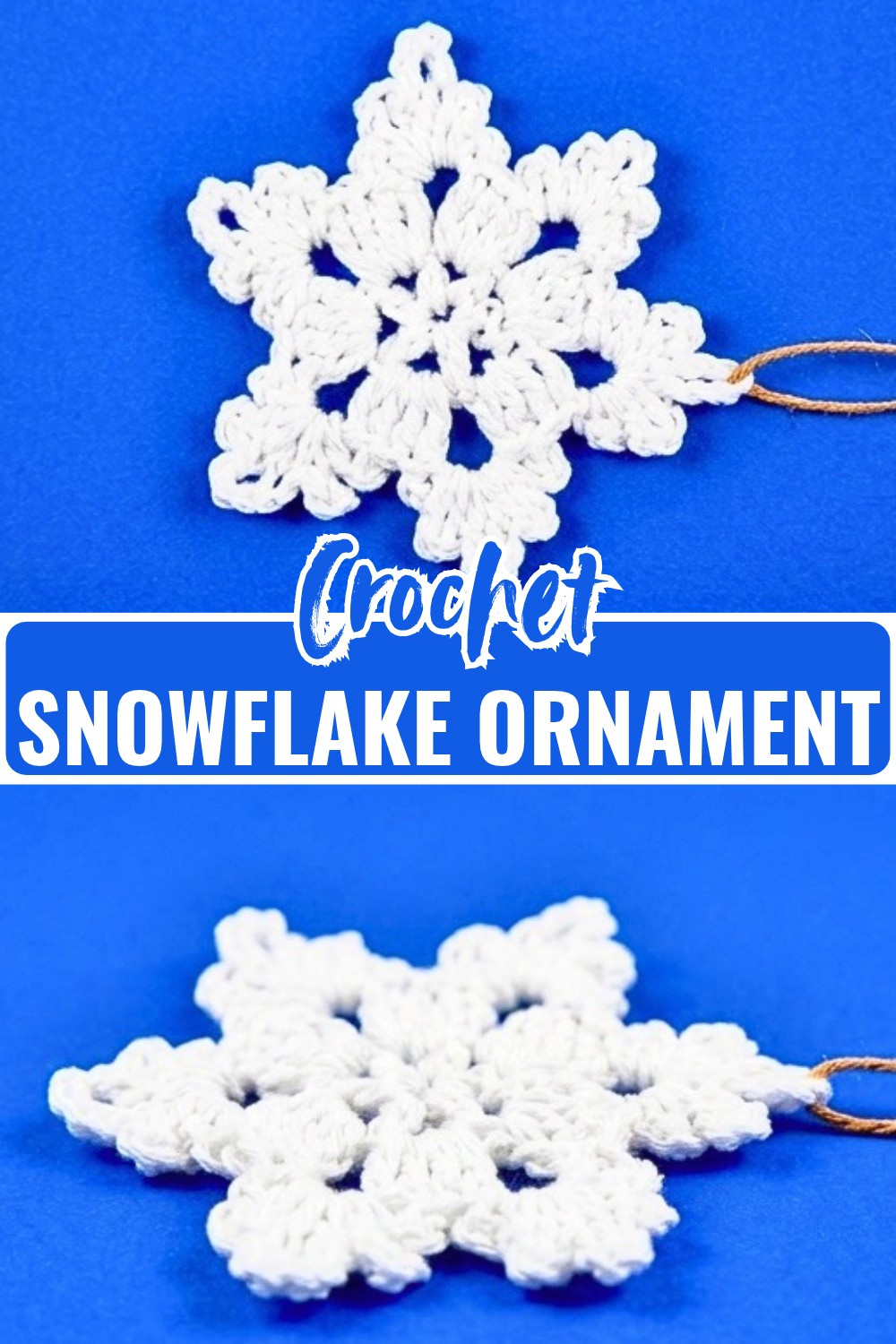 Crochet Snowflake Ornament Pattern – Easy Christmas Decoration