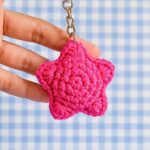 Crochet Star Keychain Pattern - Easy Stuffed 5-Point Star
