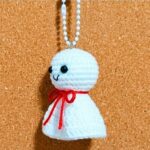 Crochet Teru-Teru Bozu Amigurumi Pattern with Red Bow