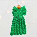 Easy Crochet Christmas Tree Angel Ornament Pattern