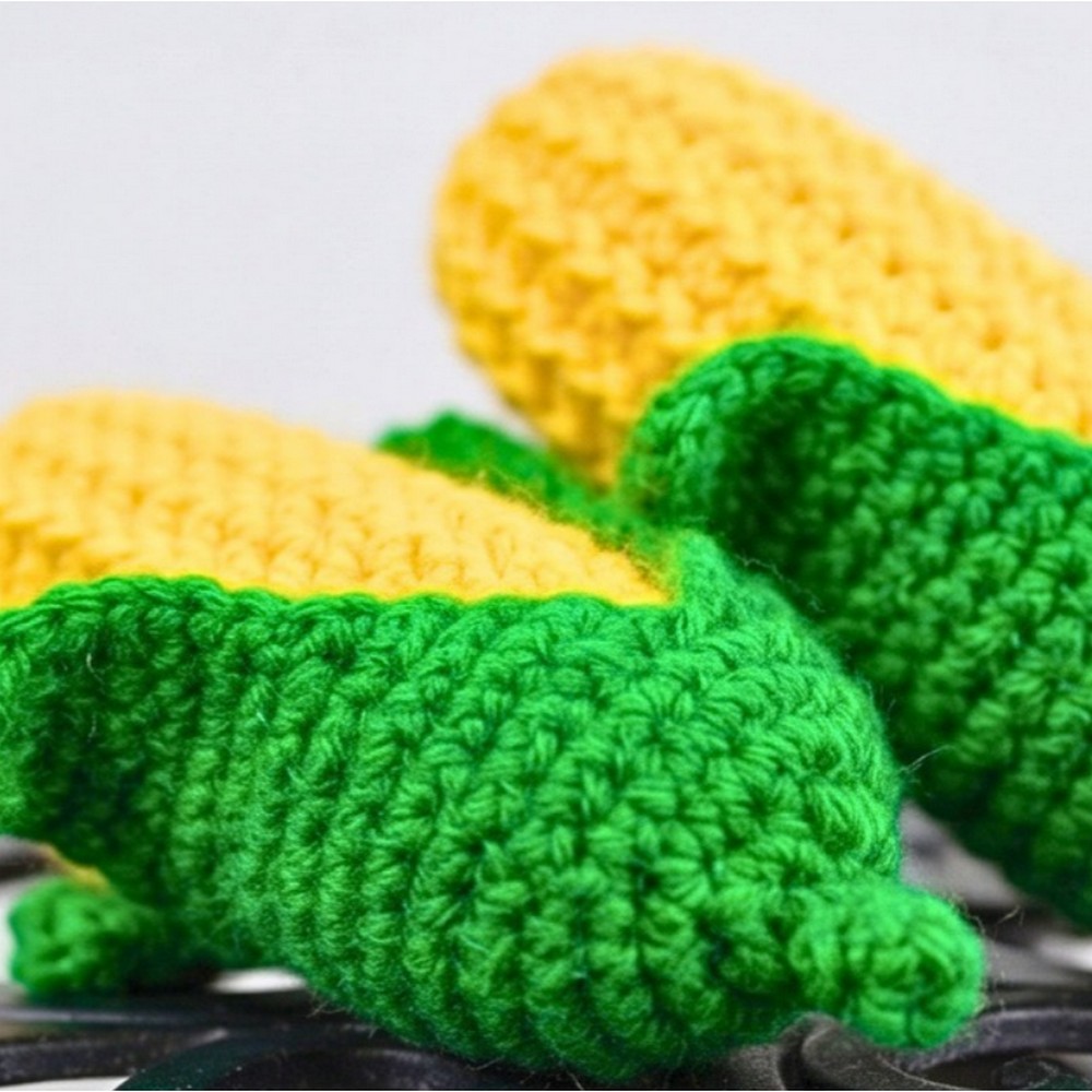 Easy Easy Crochet Corn on the Cob Pattern for Beginners and Seasonal DecorCorn on the Cob Pattern for Beginners and Seasonal Decor