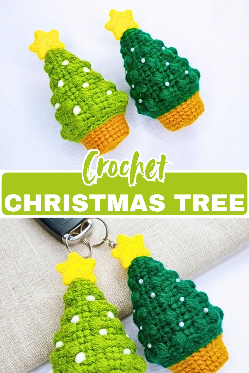 How to Crochet a Mini Christmas Tree Amigurumi